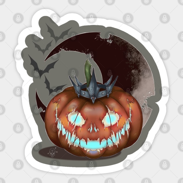 Pumpkin King Sticker by Monstrous1